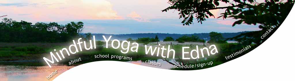 Mindful Yoga with Enda, Long Island north shore scene